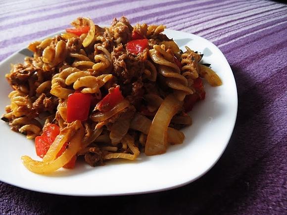 Makaron z tuńczykiem