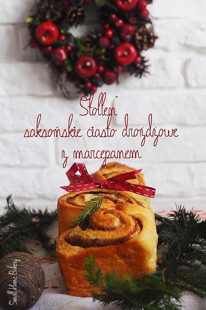 Stollen saksońskie ciasto drożdżowe z marcepanem