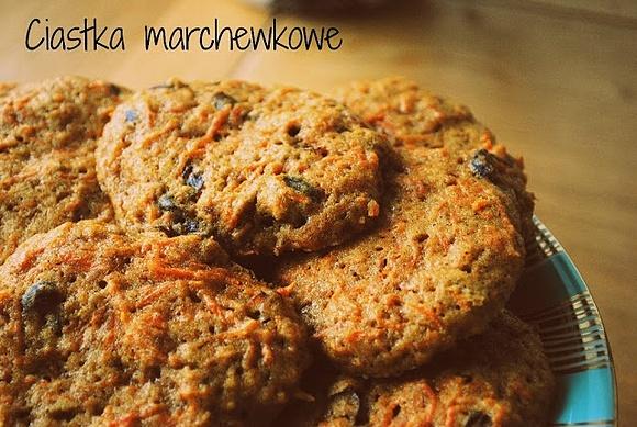 Ciastaczki marchewkowe z żurawiną