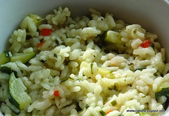 Risotto z cukinią i chilli