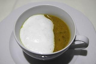 Krem z pieczonej dyni dyniowe cappuccino