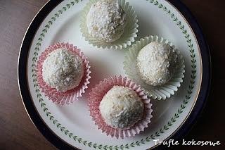 Delikatne trufle ze śmietanki kokosowej