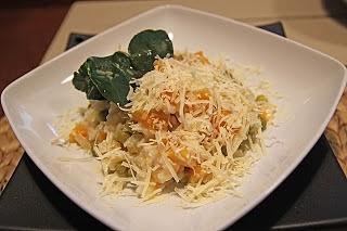 Risotto dyniowo-groszkowe