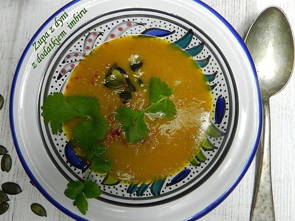 Zupa z dyni z imbirem - rozgrzewająca i aromatyczna