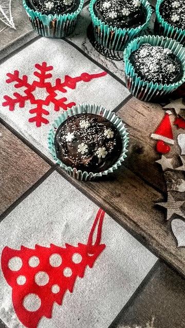 Śnieżne bezglutenowe muffinki