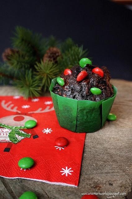 Muffinki marchewkowe z M&M's