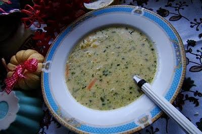 Zupa ziemniaczano szpinakowa