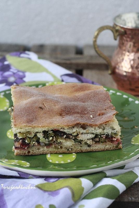 Domowy borek z zieleniną i serem