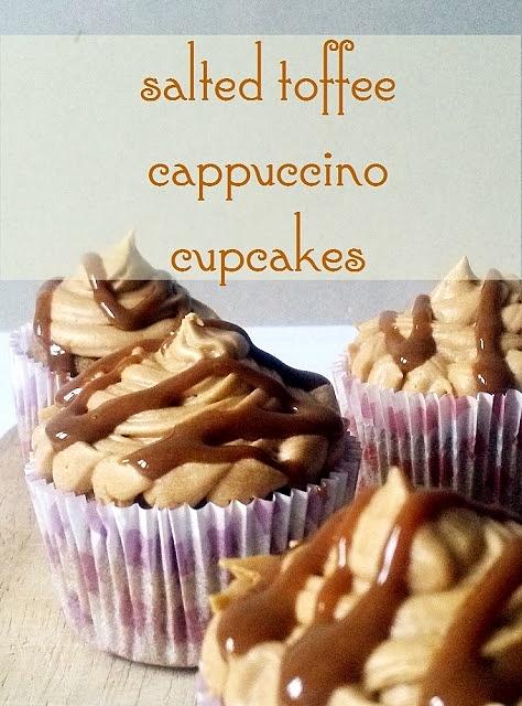 Cupcake cappuccino z kremem krówkowym i solonym toffee