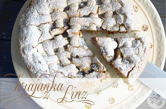 Krajanika z linz - austriańskie ciasto z powidłami i marcepanem
