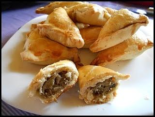 Kurpiowskie pieczone pierożki wigilijne