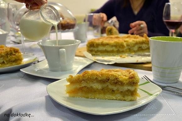 Szarlotka sypana ekspresowa bez zagniatania ciasta