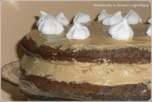 Tort makowo-kawowy