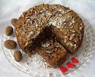Ciasto czekoladowo-owsiane z orzechami