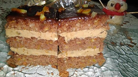 Pomarańczowiec ciasto świąteczne z pomarańczami i orzechami