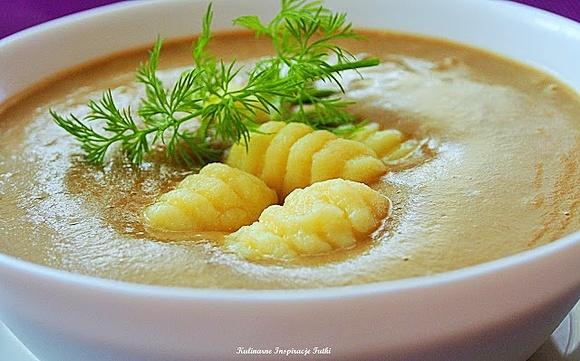 Krem grzybowy z kluseczkami Gnocchi