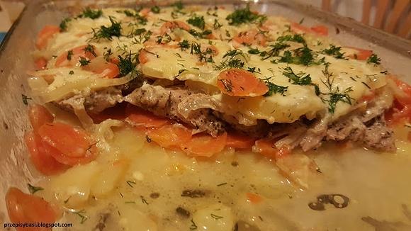 Polędwica wieprzowa w warzywach