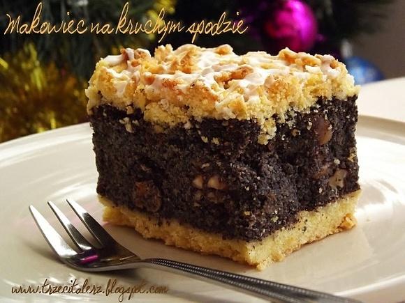 Makowiec na kruchym spodzie