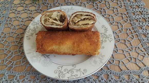 Krokiety z kapustą i pieczarkami