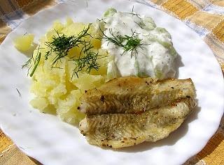 Flądra na maśle na obiad szybki