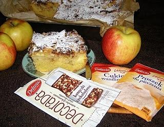 Ciasto jabłkowe z kamyczkami czekoladowymi