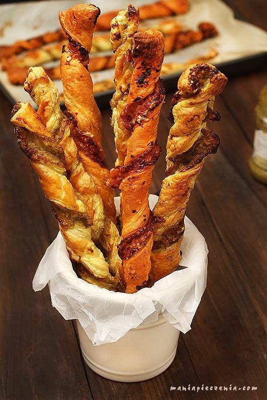 Francuskie paluszki z pesto