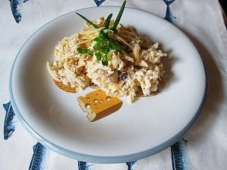 Pasta z dorsza z serem