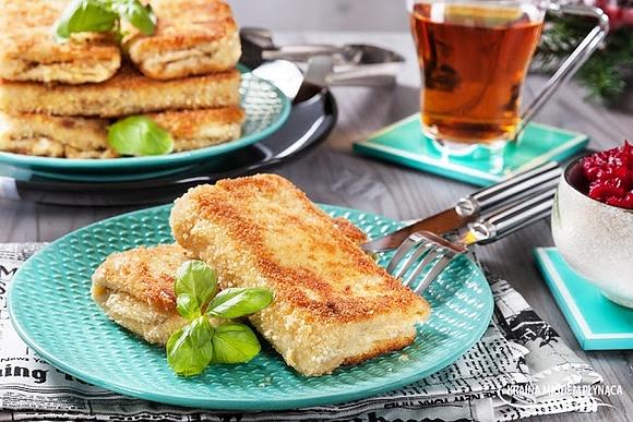 Krokiety z pieczarkami i mozzarellą