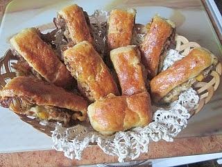 Krucho-drożdżowe paszteciki z nadzieniem pizza gyros