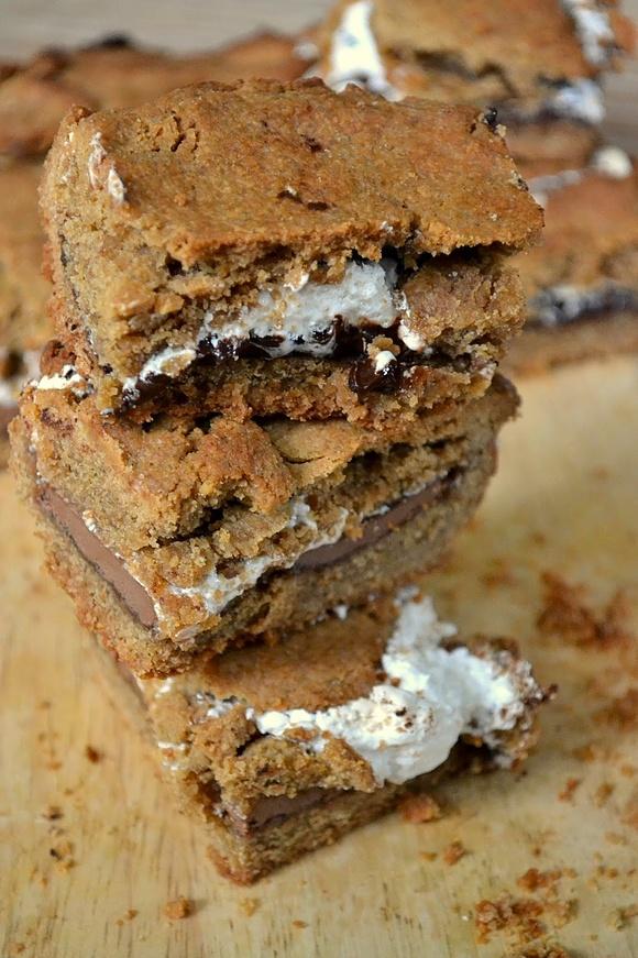 Zapachniało ameryką - s'mores bars