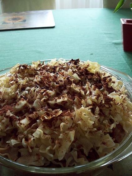 Zapiekanka z jabłkiem i makaronem