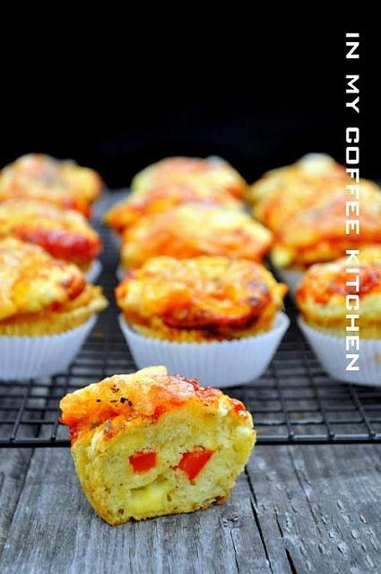 Muffinki o smaku pizzy dla dzieci