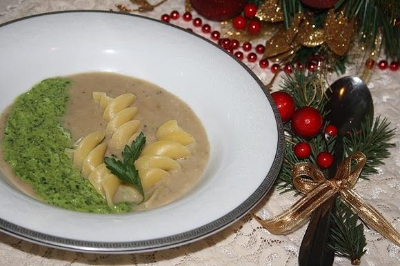Zupa grzybowa z koniakiem