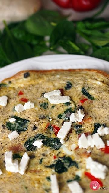 Frittata ze szpinakiem