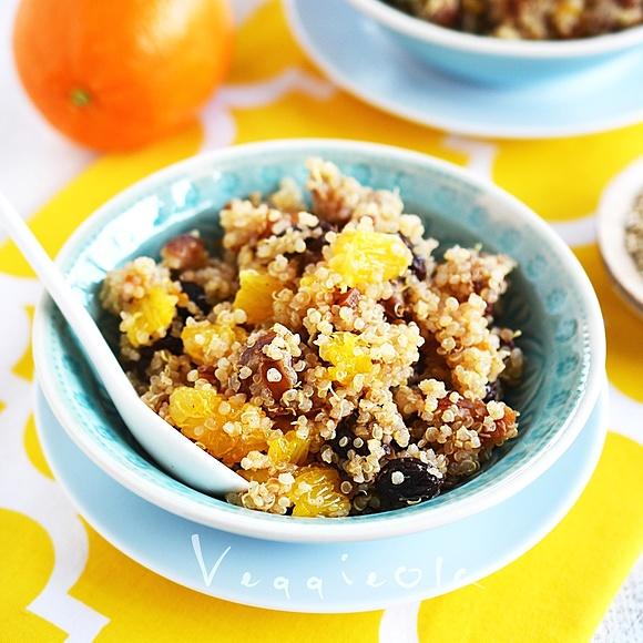 Quinoa na słodko z suszonymi owocami
