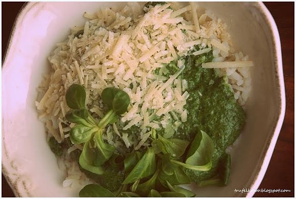 Risotto ze szpinakiem i kurczakiem