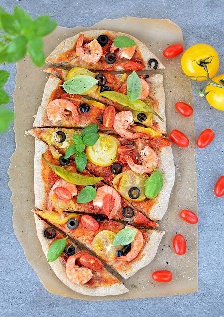 Pizza na gryczanym spodzie