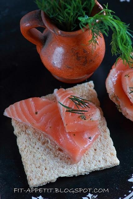 Marynowany łosoś Gravlax