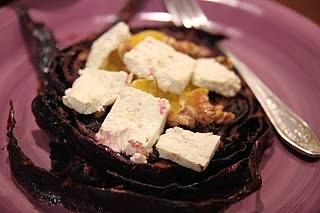 Pieczona czerwona kapusta w sosie pomarańczowo-cynamonowym