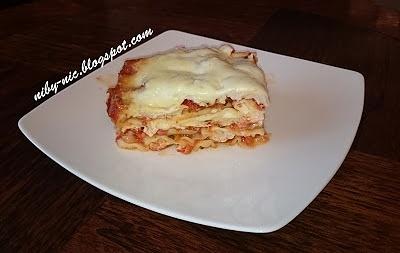 Lasagne z indykiem i mozzarellą