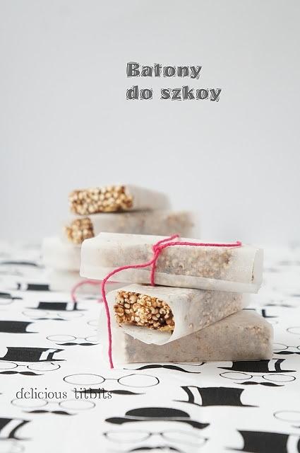 Batony do szkoły - pomysły na zdrowe przekąski dla dzieci
