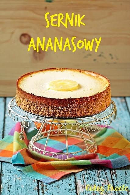 Sernik ananasowy