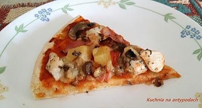 Pizza Hawaii z kurczakiem