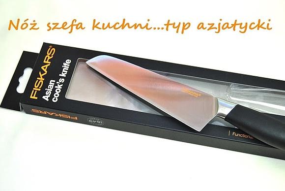 Nóż szefa kuchni Fiskars typ azjatycki