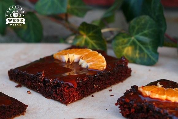 Bezglutenowe wegańskie brownie z bananem