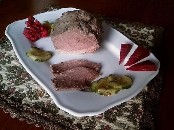 Peklowana pierś gęsi do kanapek na podróż