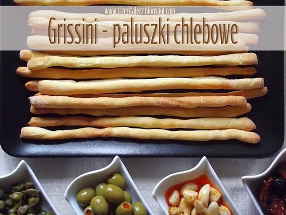 Grissini paluszki chlebowe z przyprawami