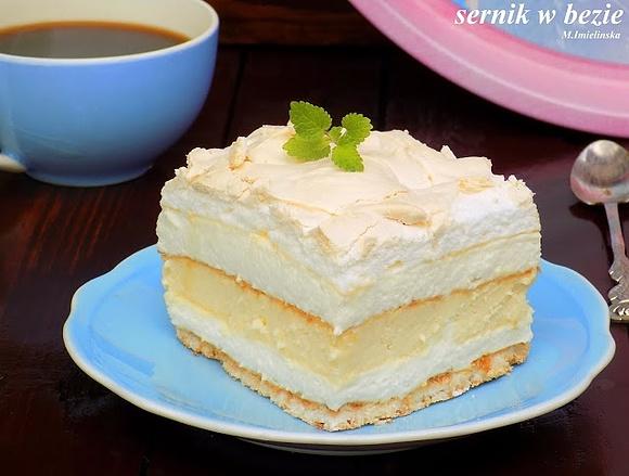 Sernik w bezie