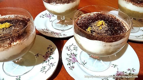 Jaglane tiramisu wersja light