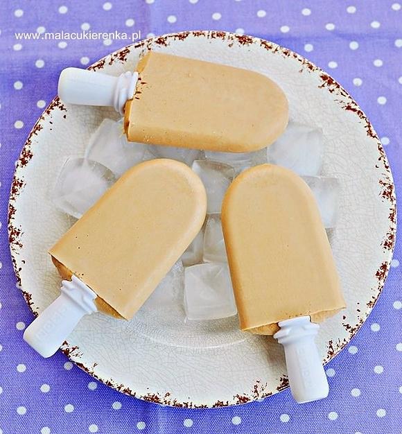 Lody kawowe z likierem baileys w foremce zoku quick pop maker